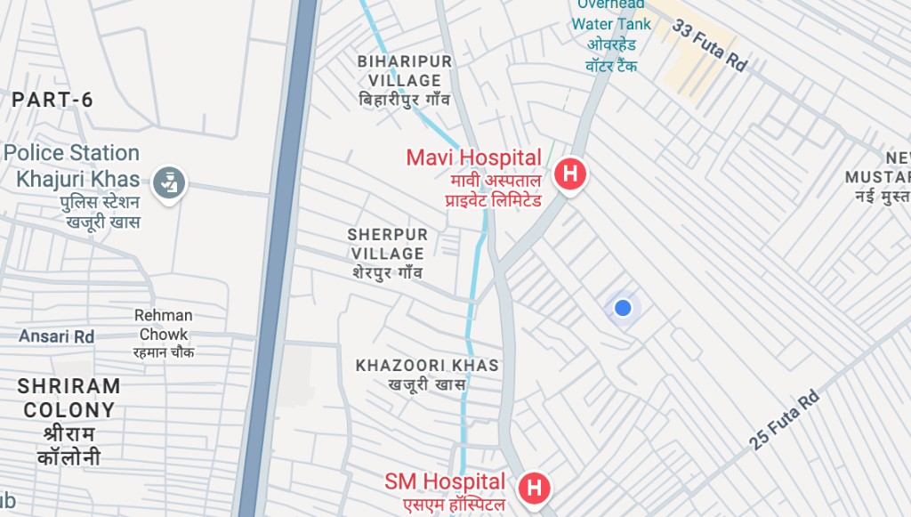 Khatu Bharat Commerce LLP head office map — Nehru Vihar, North East Delhi